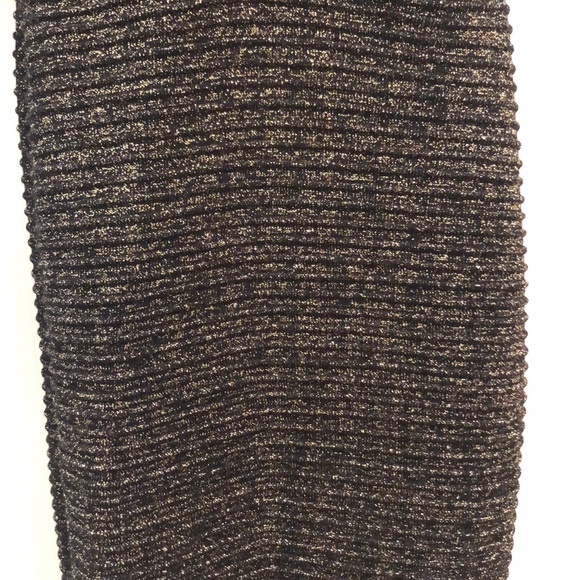 Black and Gold Sparkle Dress - Picture 3 of 4